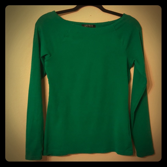 Long Sleeve Green Top - Picture 1 of 4